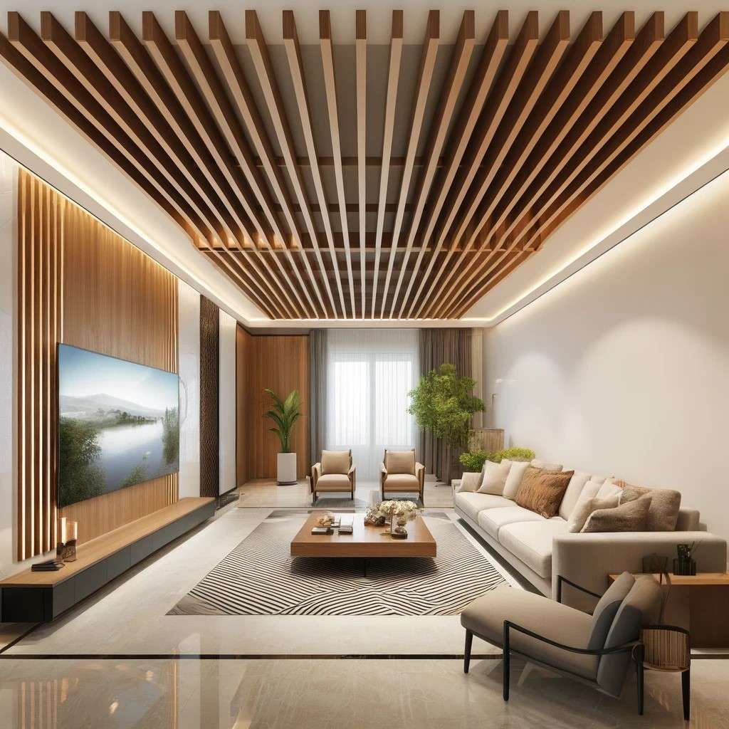 POP Linear Bars Design for Ceilings