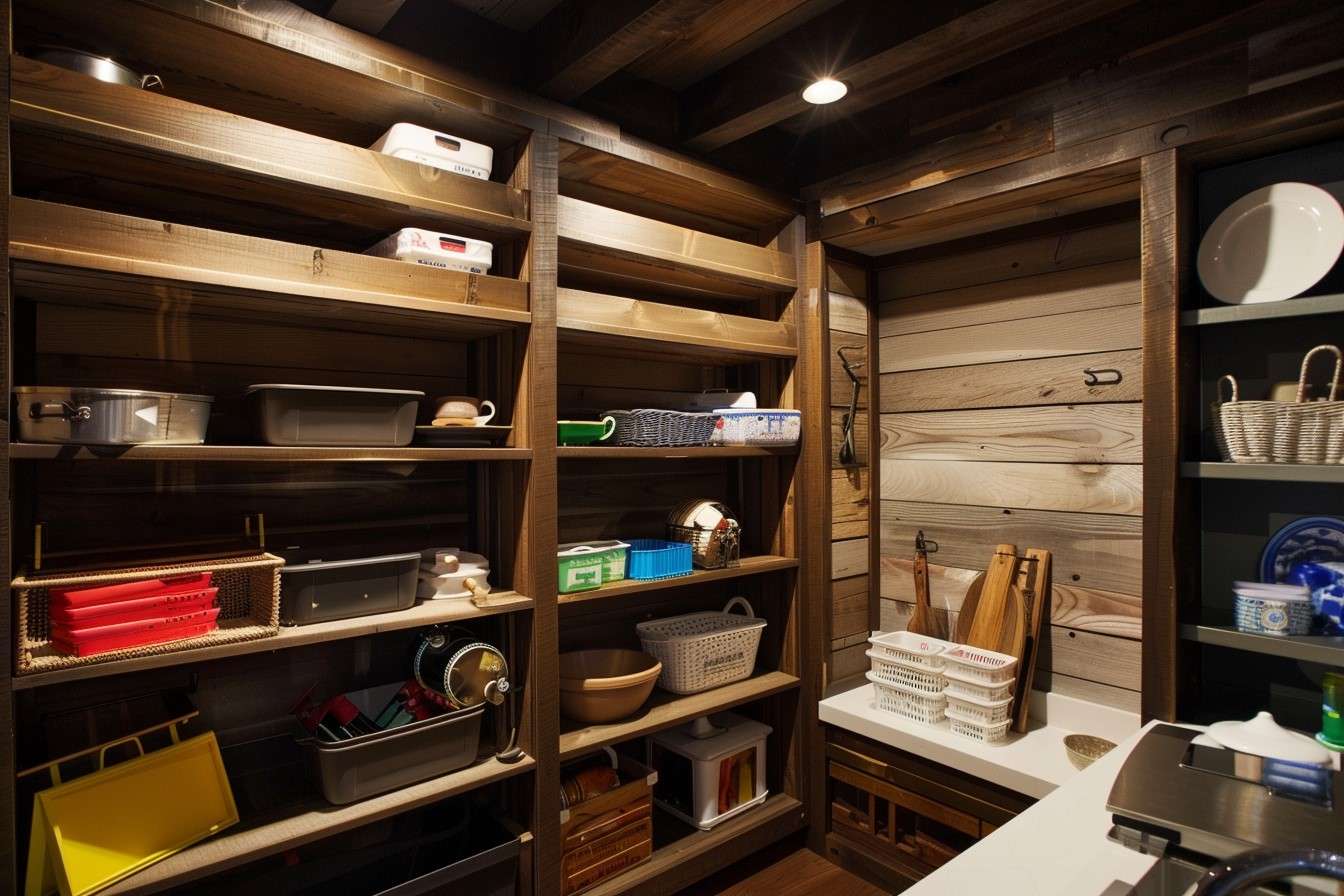 Store Room Design with Cabinet Storage