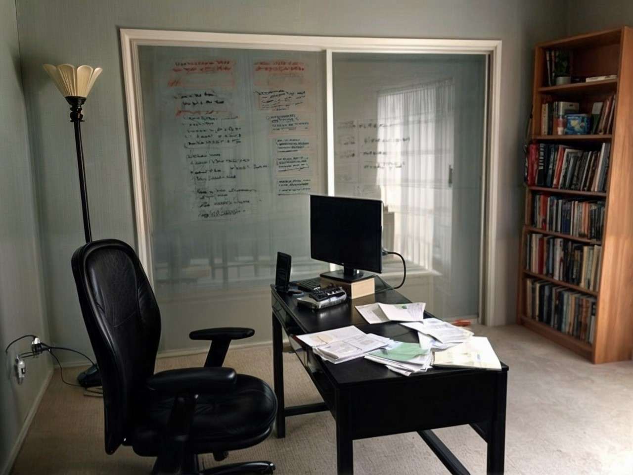 Using Glass Door as a White Board