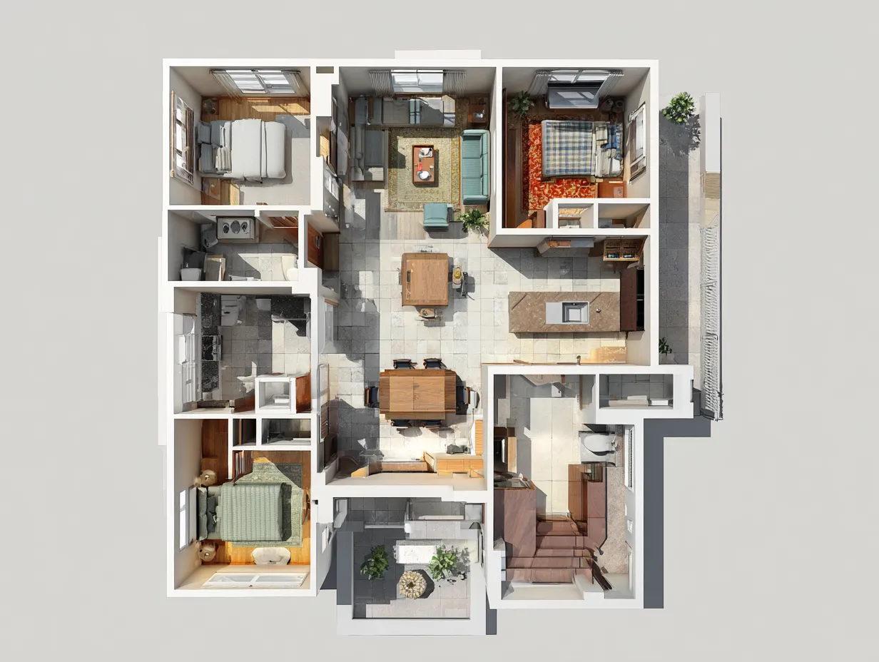 30x40 3BHK House Plan