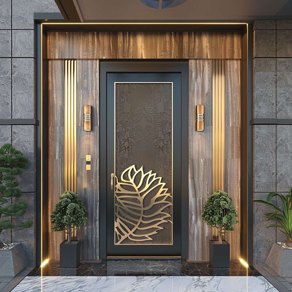 3D Main Door Design