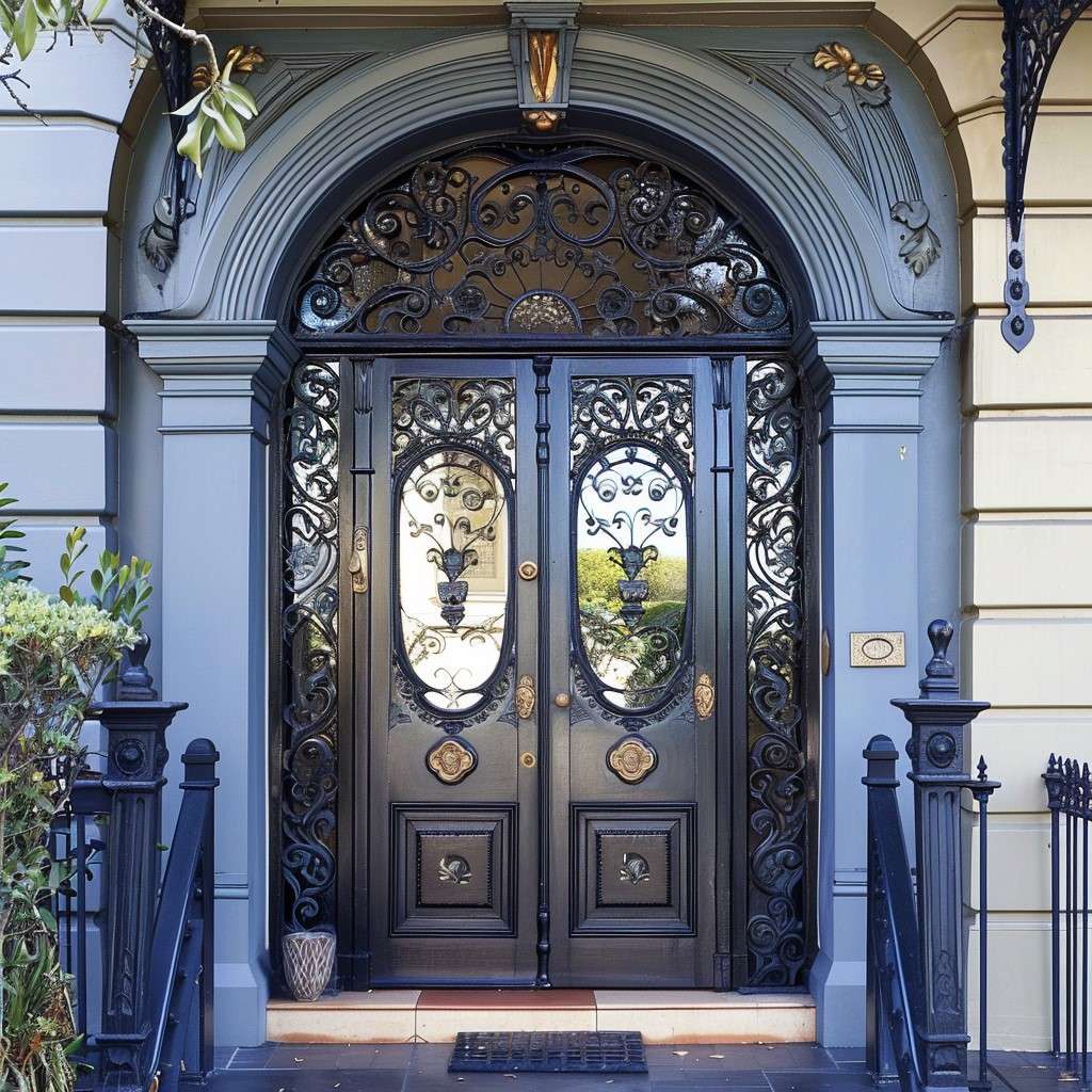 Beautiful Victorian Round Door Design