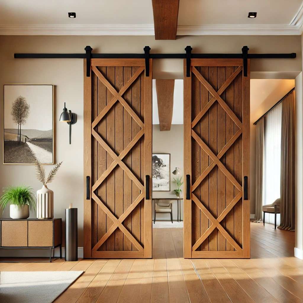 Bypass Sliding Door Design for Bedroom