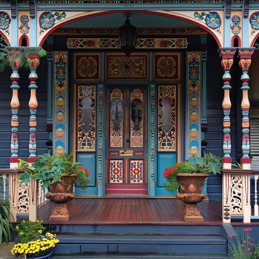 Classic Victorian-Themed Main Front Wall Design