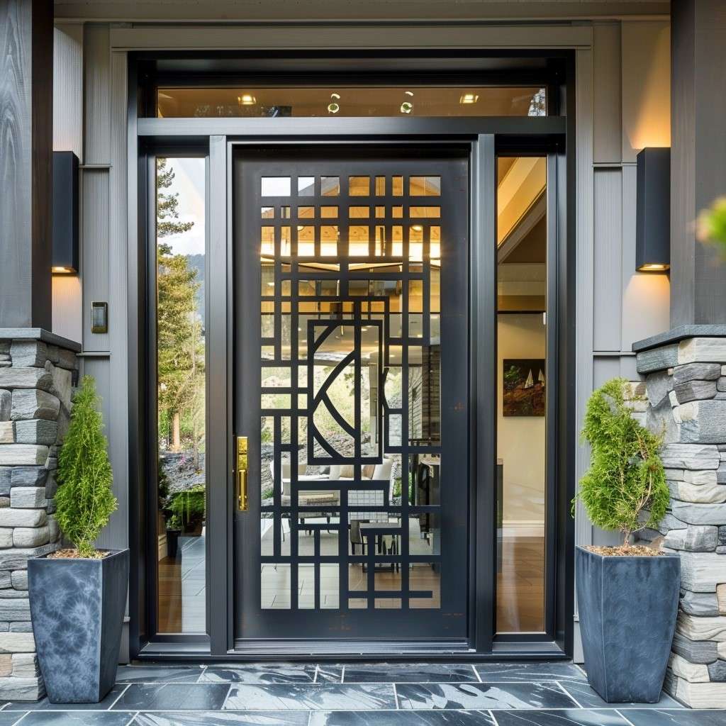 Contemporary Safety Door Design Ideas