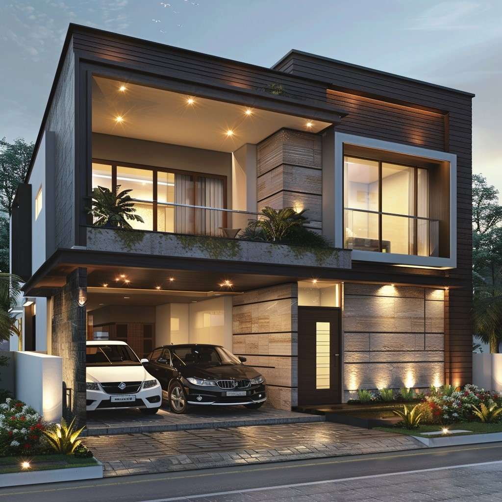 Duplex Bungalow Design