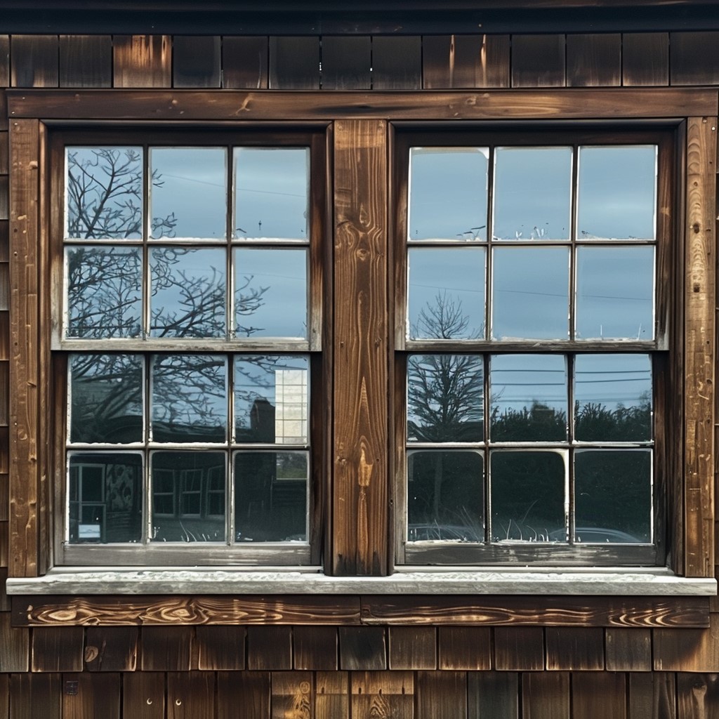 Earthy Brown Window Colour Paint