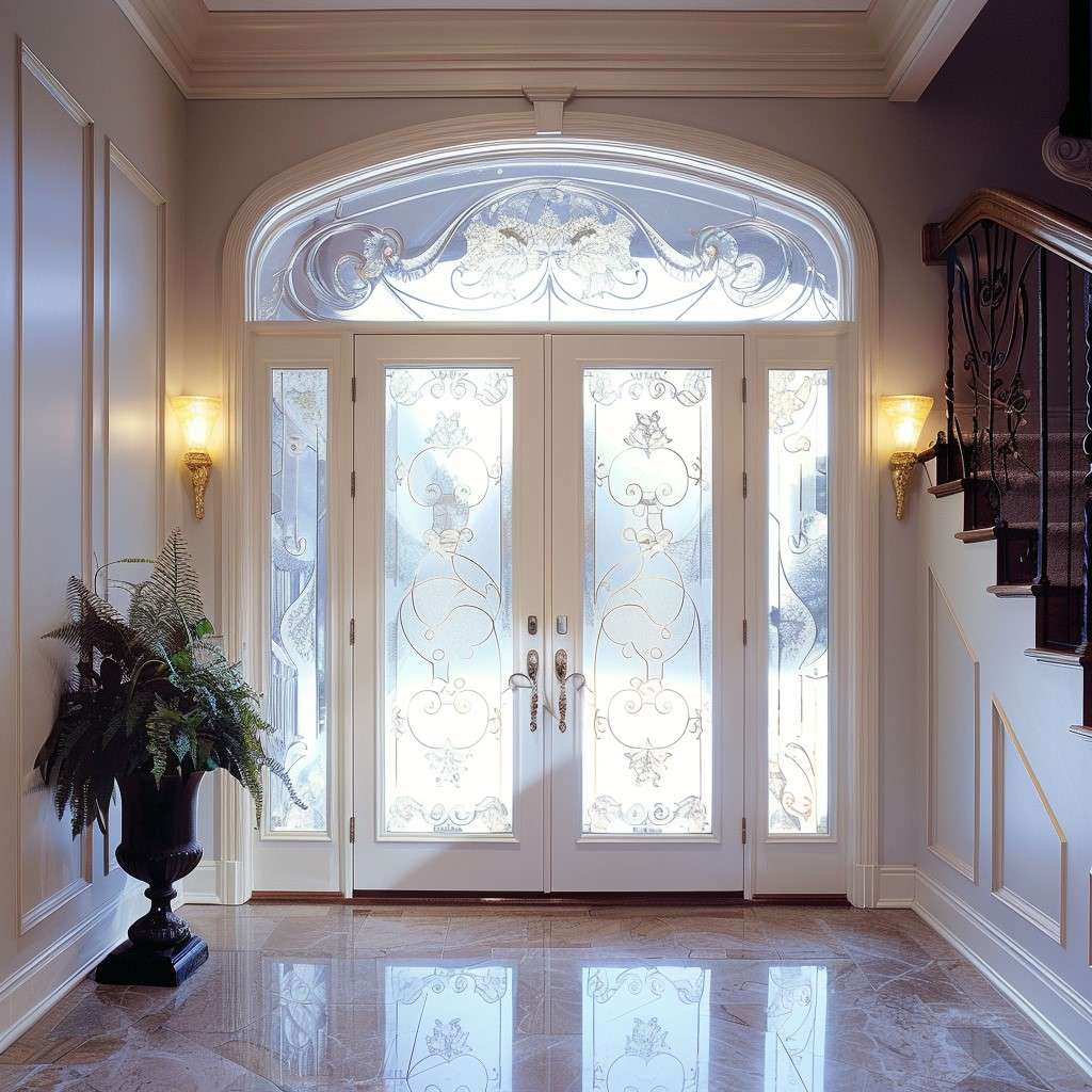 French Main Door Panelling Design