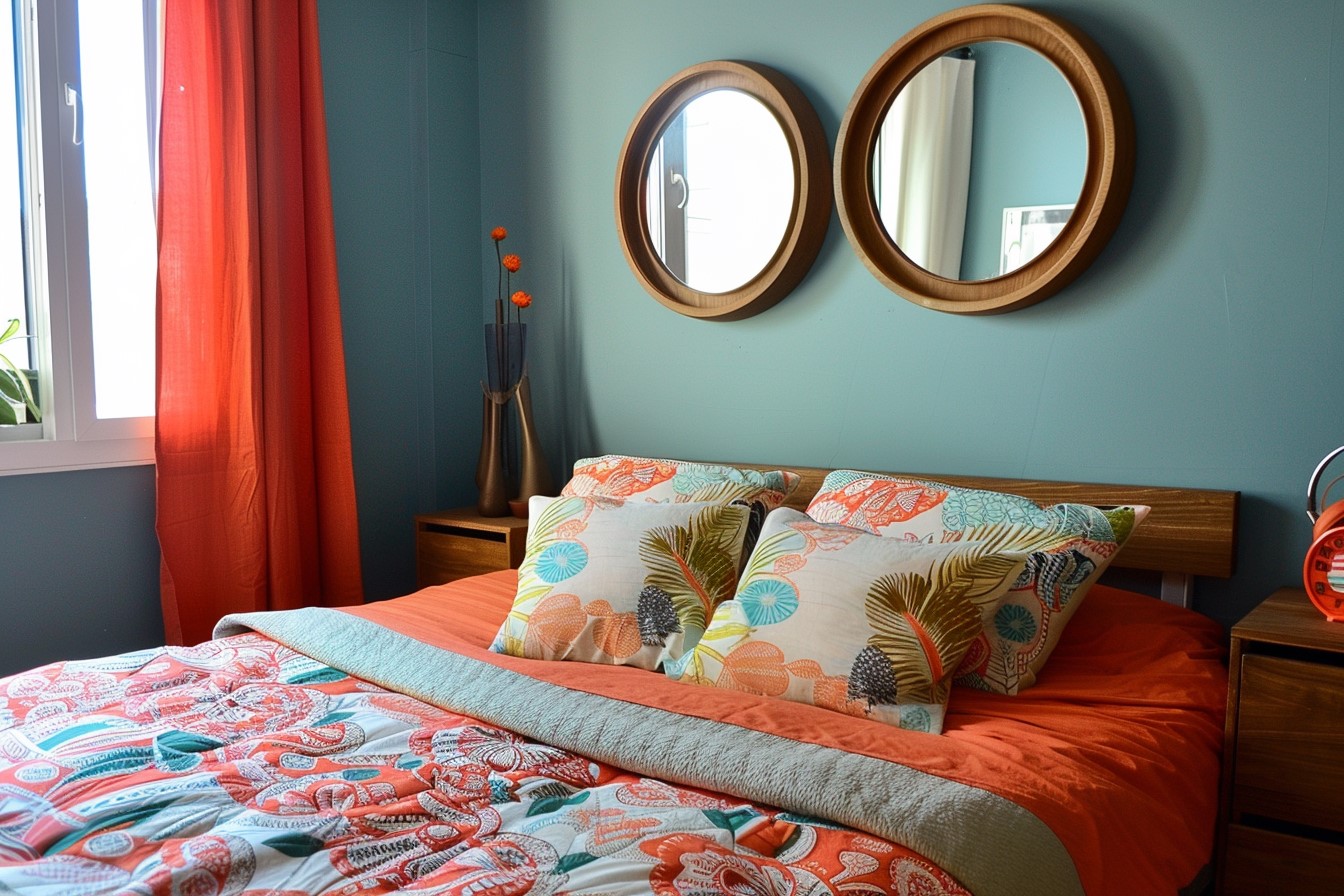 Funky Mirrors- Inexpensive Bedroom Decor Ideas