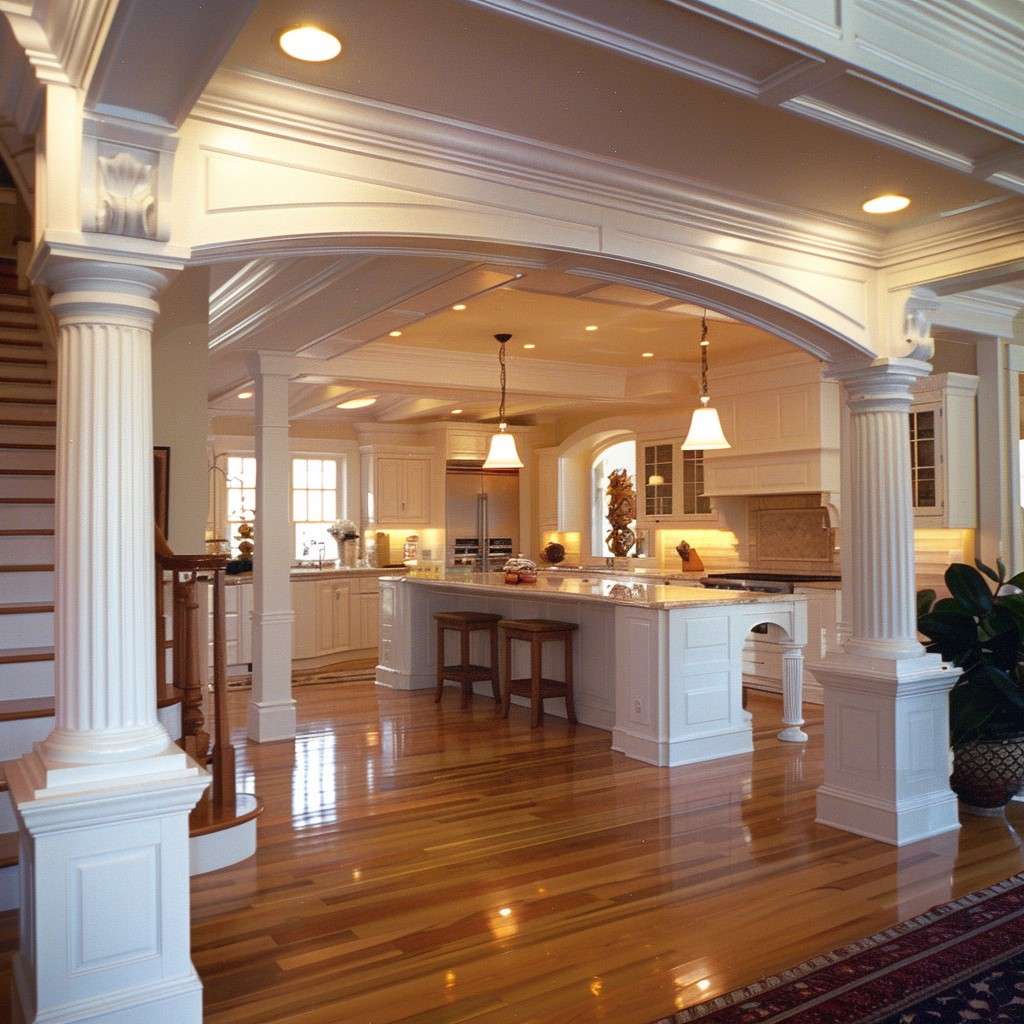 Hallway-Kitchen Arch Design