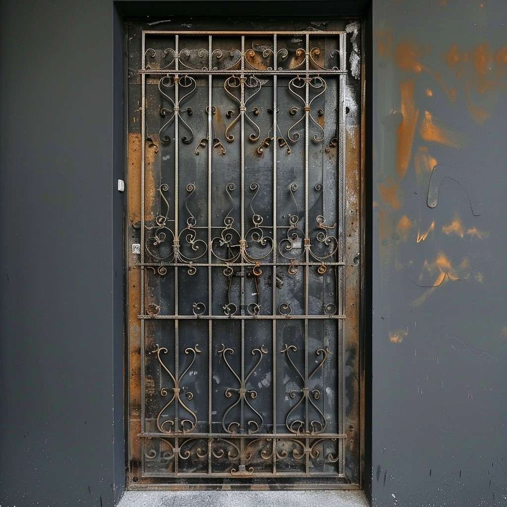 Metal Grills Safety Door Design for Residential Flat