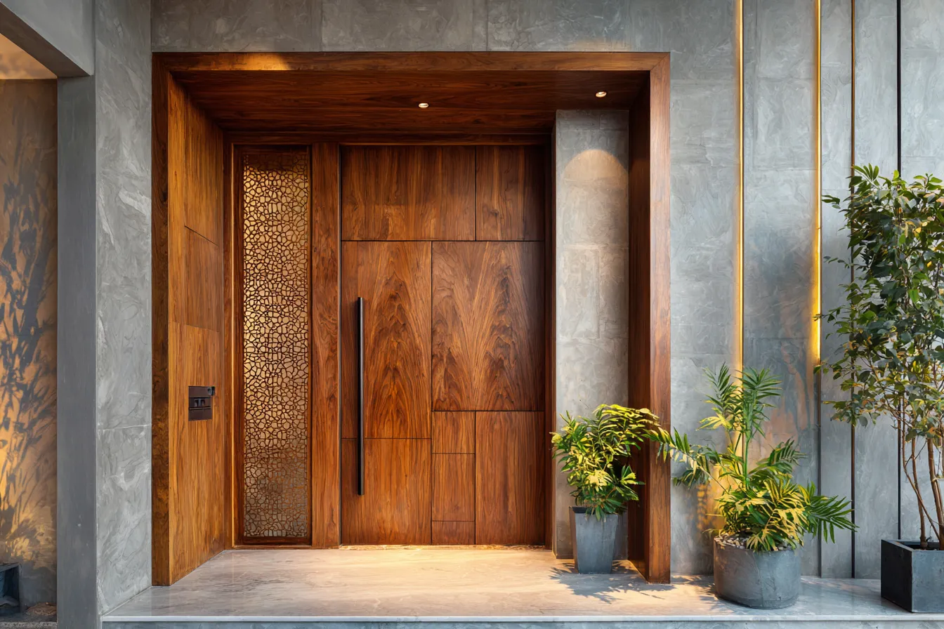 Modern and Minimalist Front Door Design