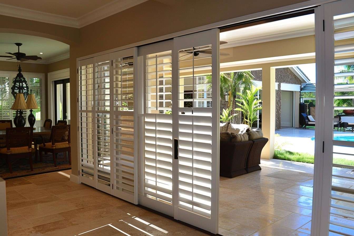 Modern Shutter Sliding Door Design