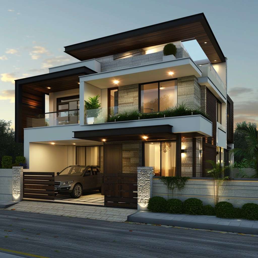 Modern-Style Bungalow House Design