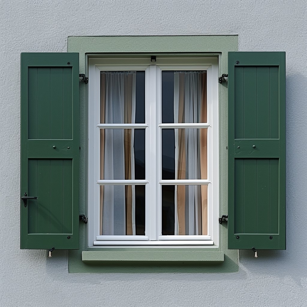 Royal Green Window Painting Ideas