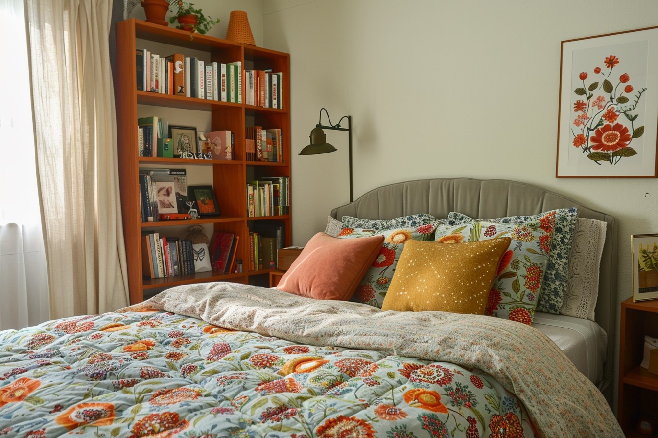 Shelves- Low Budget Bedroom Decorating Ideas