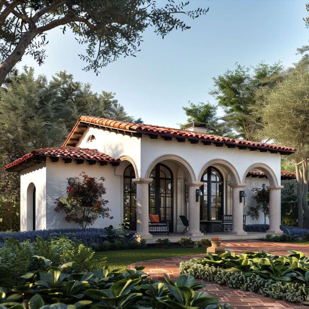 Spanish-Style Bungalow Design