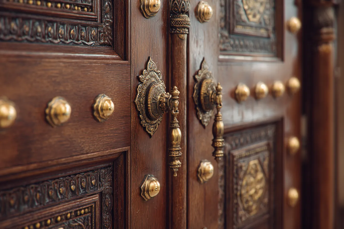 Traditional and Cultural Front Door Design