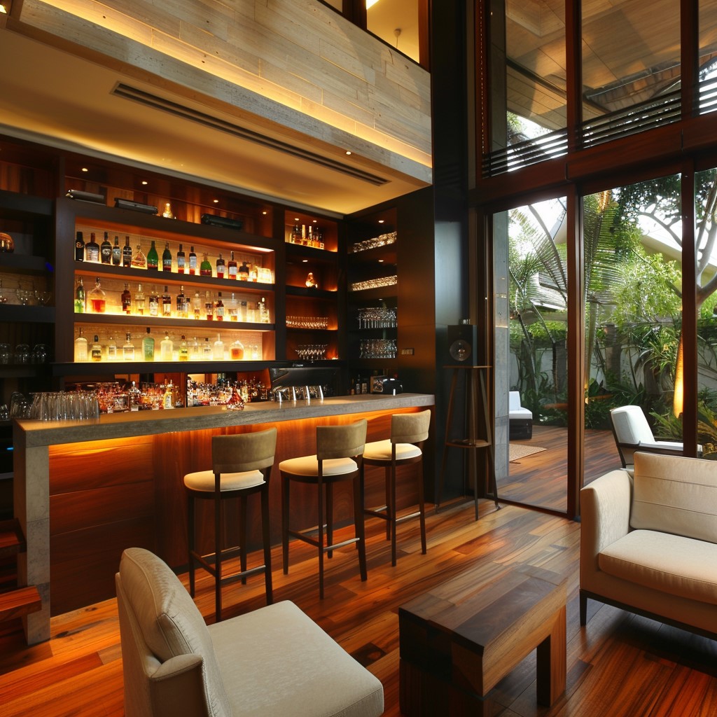 Ultra Modern Open Bar Designs for Home