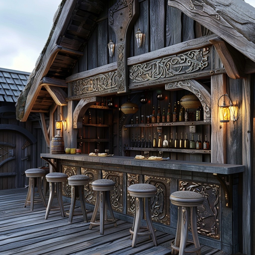 Viking Themed Roof Bar Designs