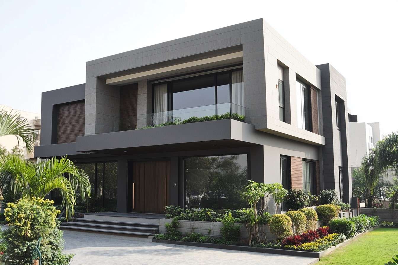 Best Vastu Colour for House Outside in Grey