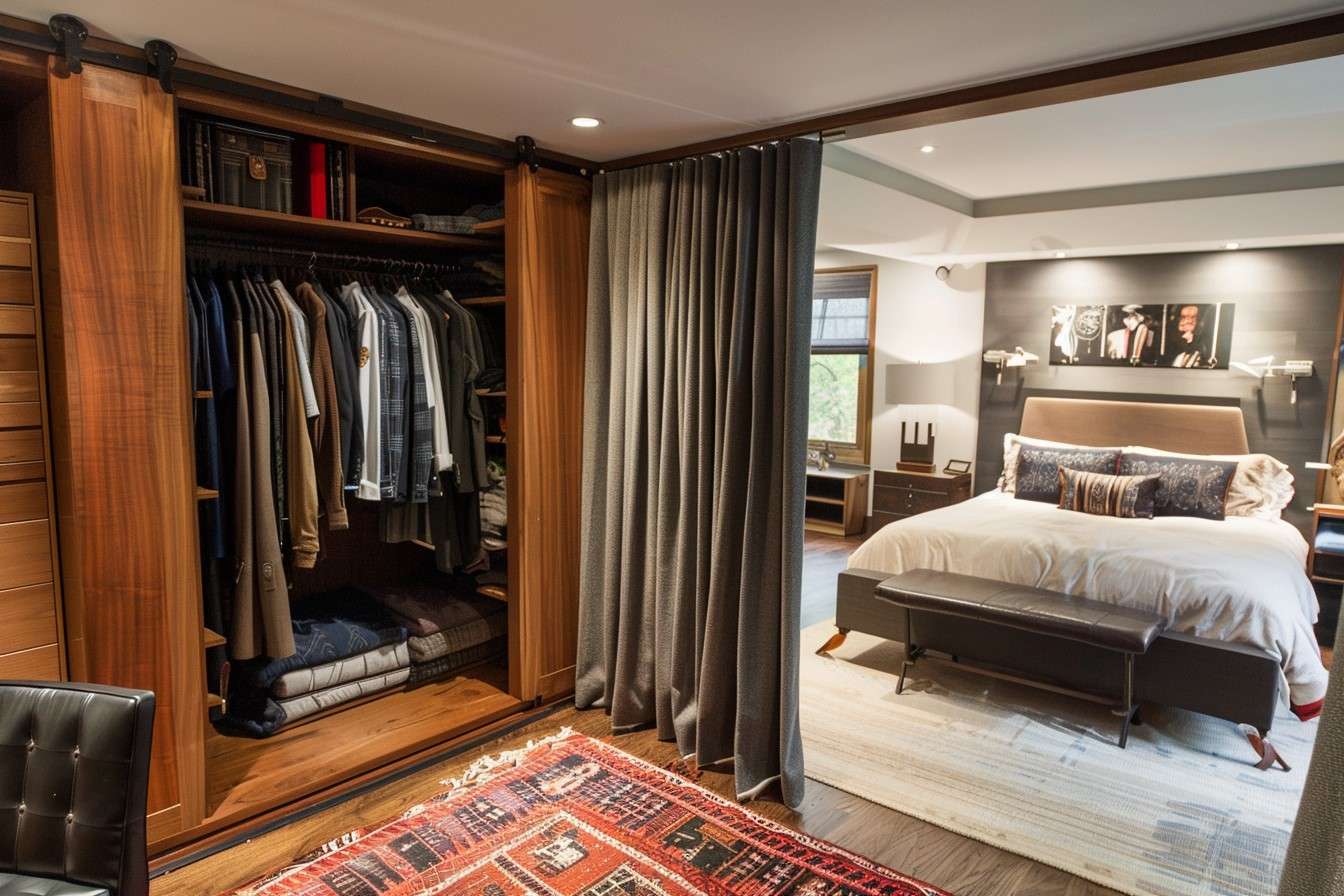 Closet - Unique Room Divider Ideas