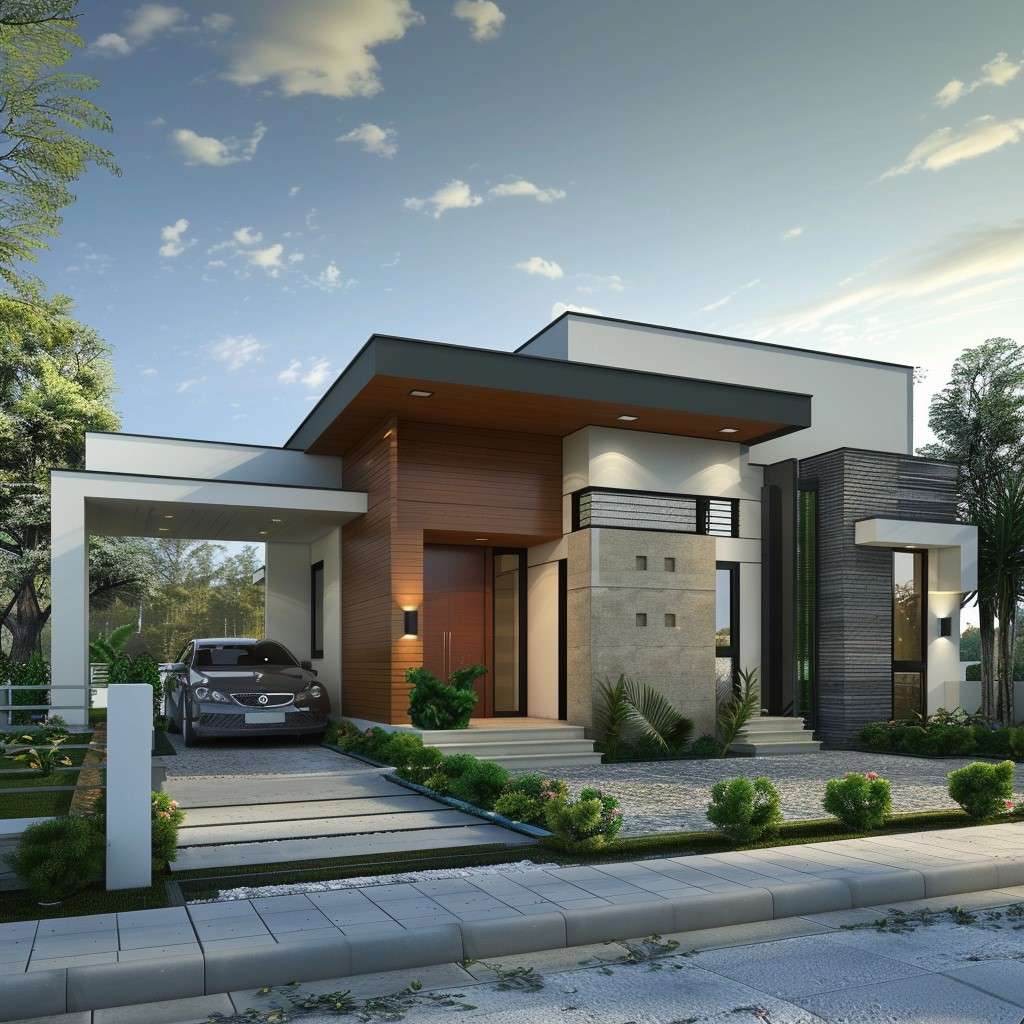 Contemporary Single-Floor House Design