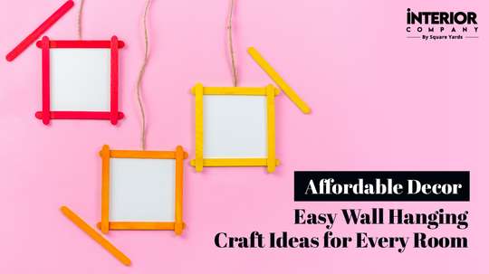 Write Your Wall Story With Creative Wall Craft Hangings