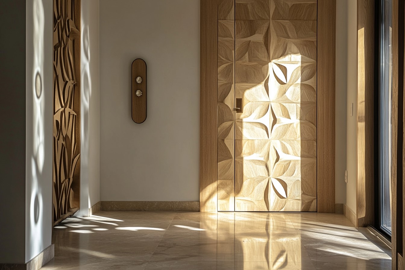 Geometric Patterns Laminated Door