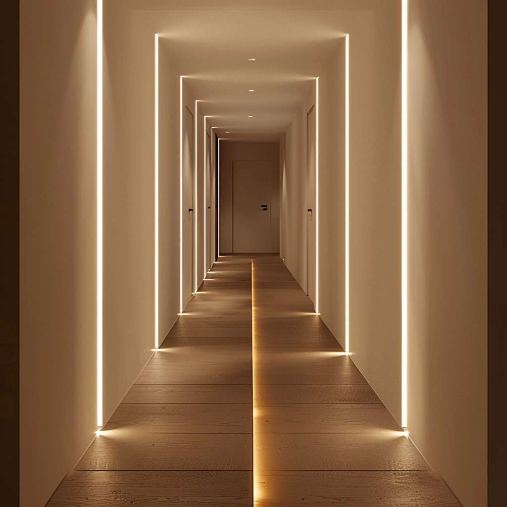 Hallway Profile Lighting Design Inspiration