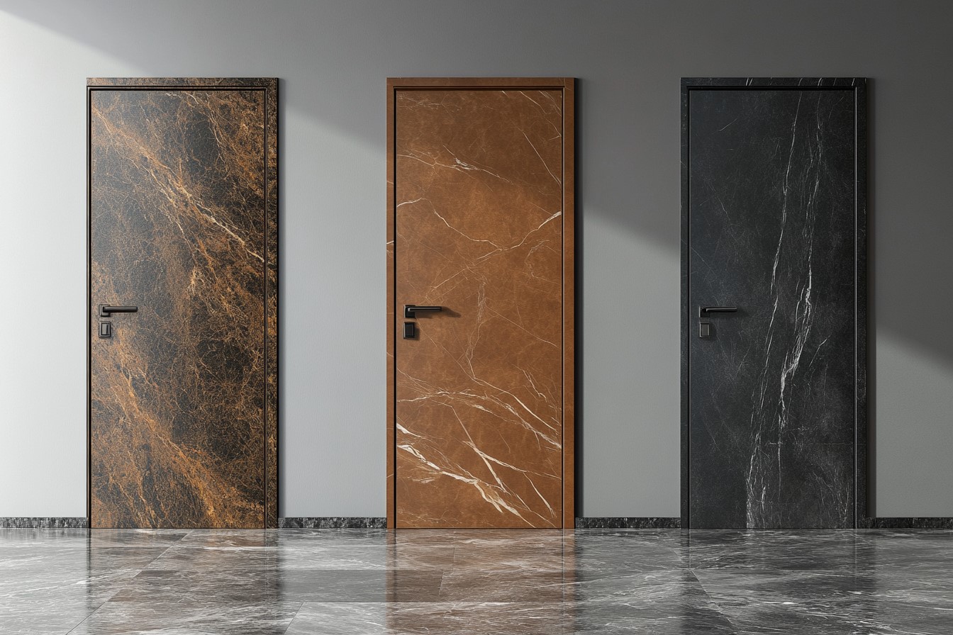 Marble and Granite Laminate Door Design for Home