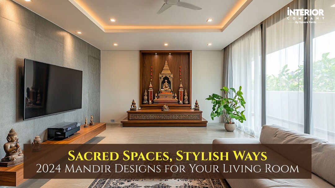 Divine Decor: Modern Living Room Mandir Designs for 2026