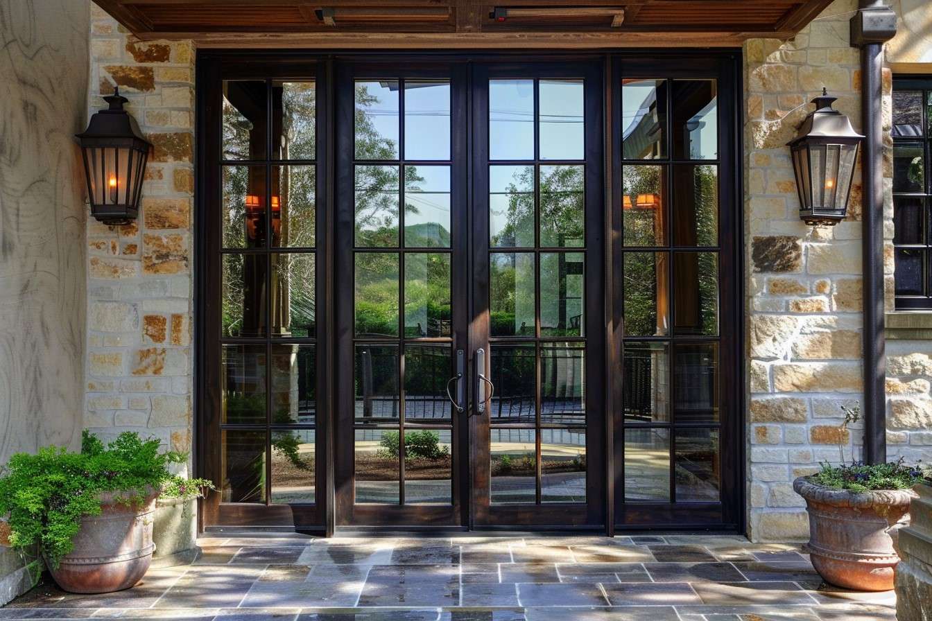 Modern Steel French Door Design