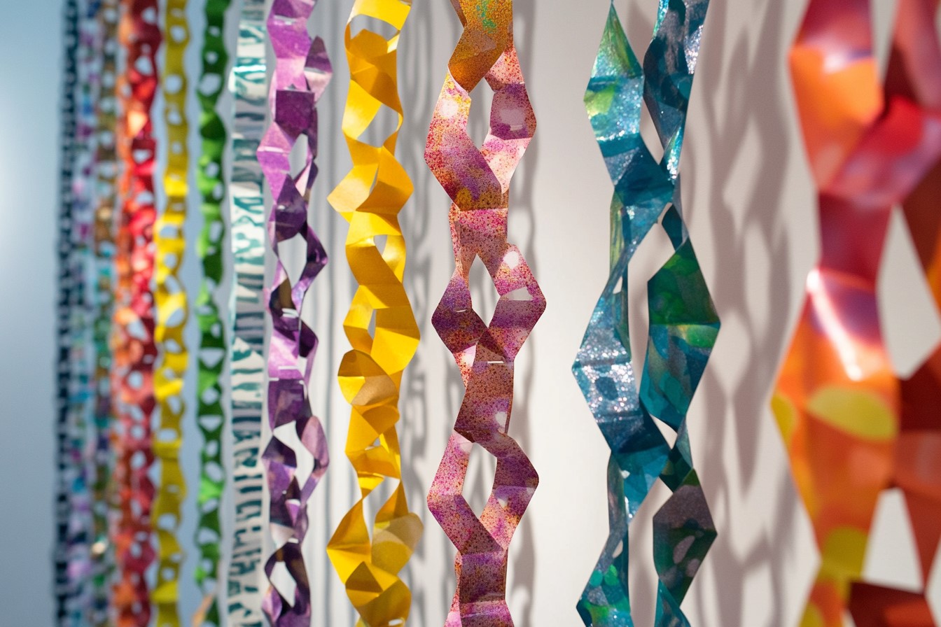 Paper Chains- Wall Hanging Craft Ideas