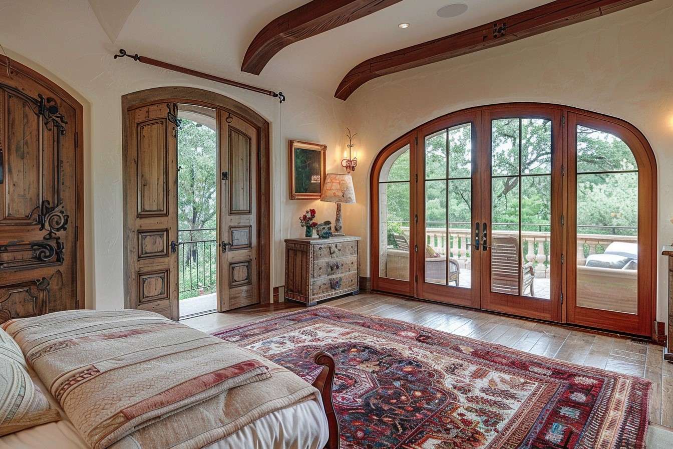 Vintage French Door Design for Bedroom