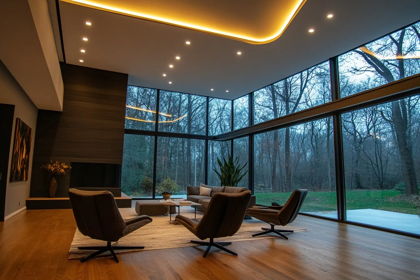 Creative Track Ceiling Lights Without False Ceiling