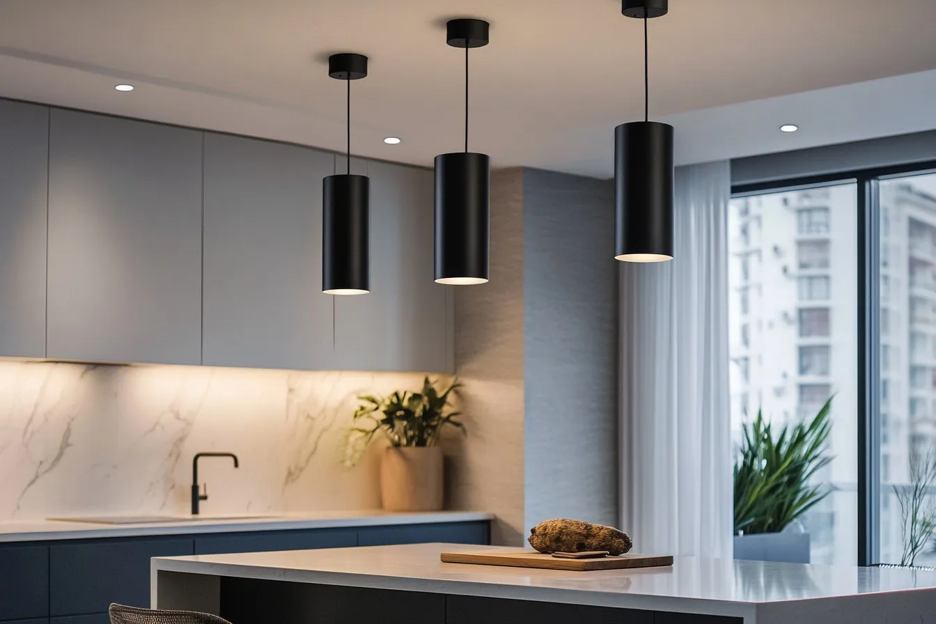 Cylinder Ceiling Lights Without False Ceiling