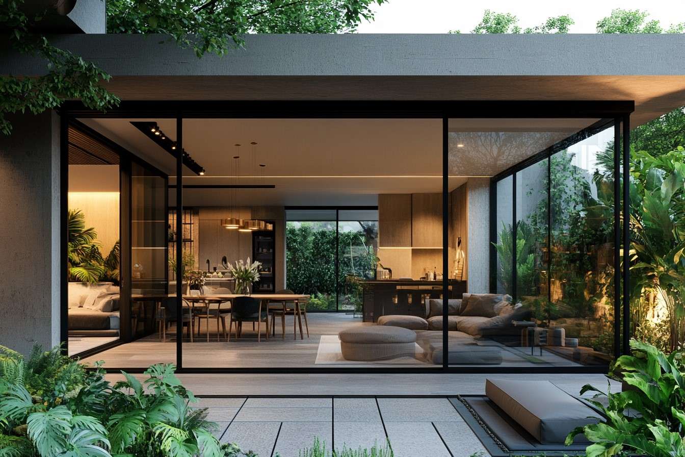 Ground Floor Home Elevation Design With Indoor-Outdoor Fusion