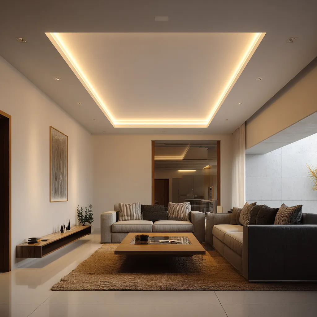 Profile Lights Without False Ceiling