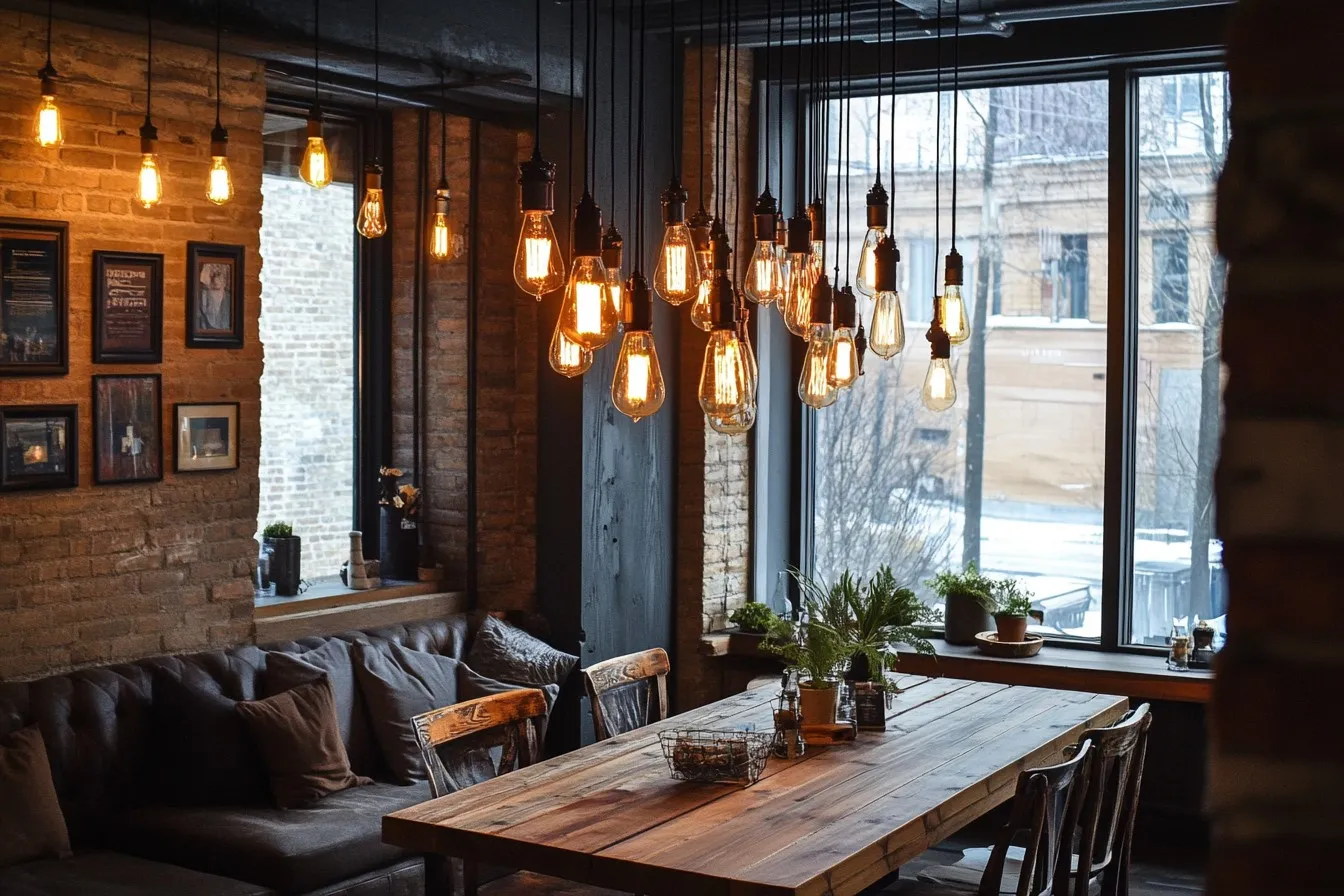 Suspended Bulb Ceiling Lamps Without False Ceiling