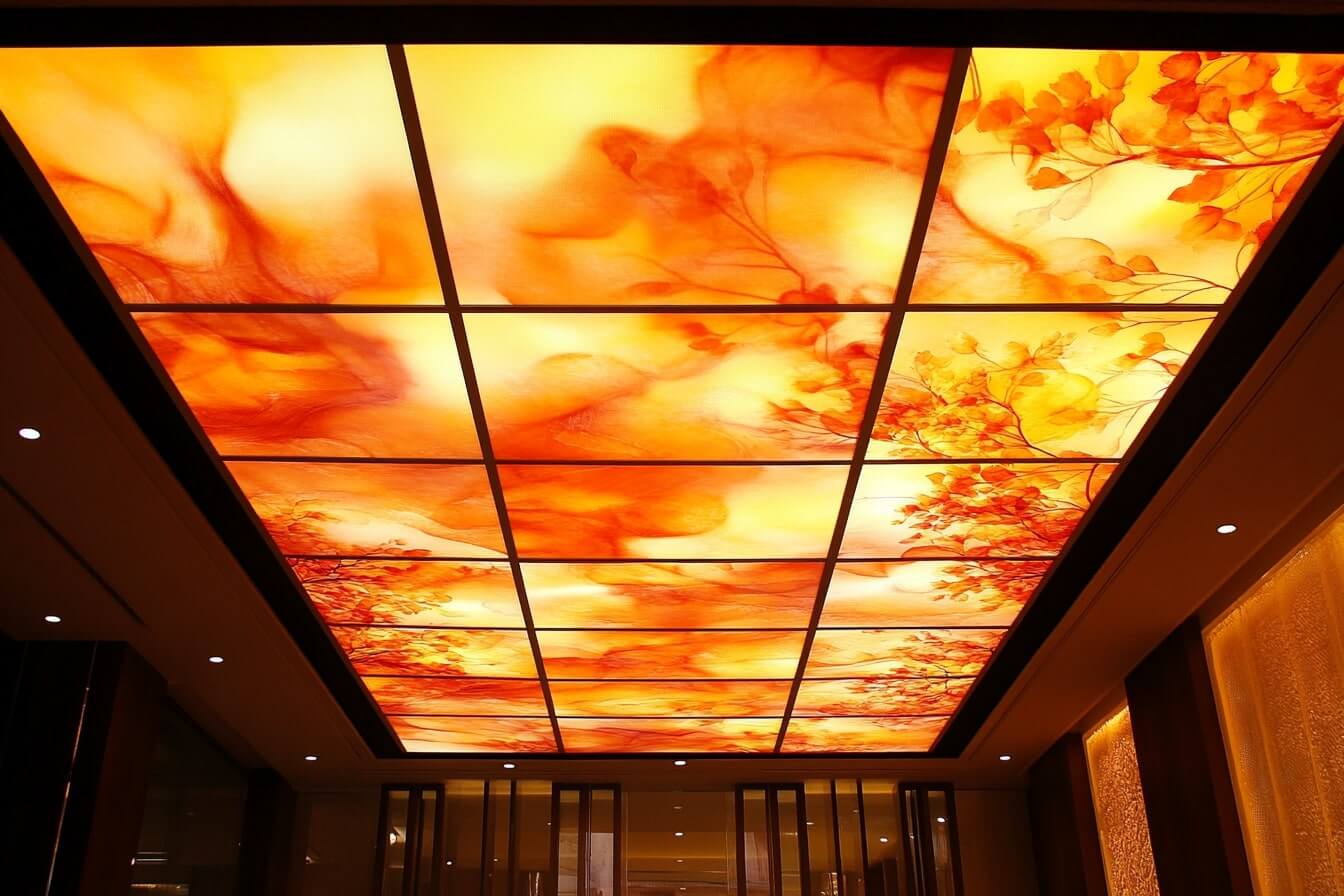 Backlit False Ceiling Panel Lights Designs