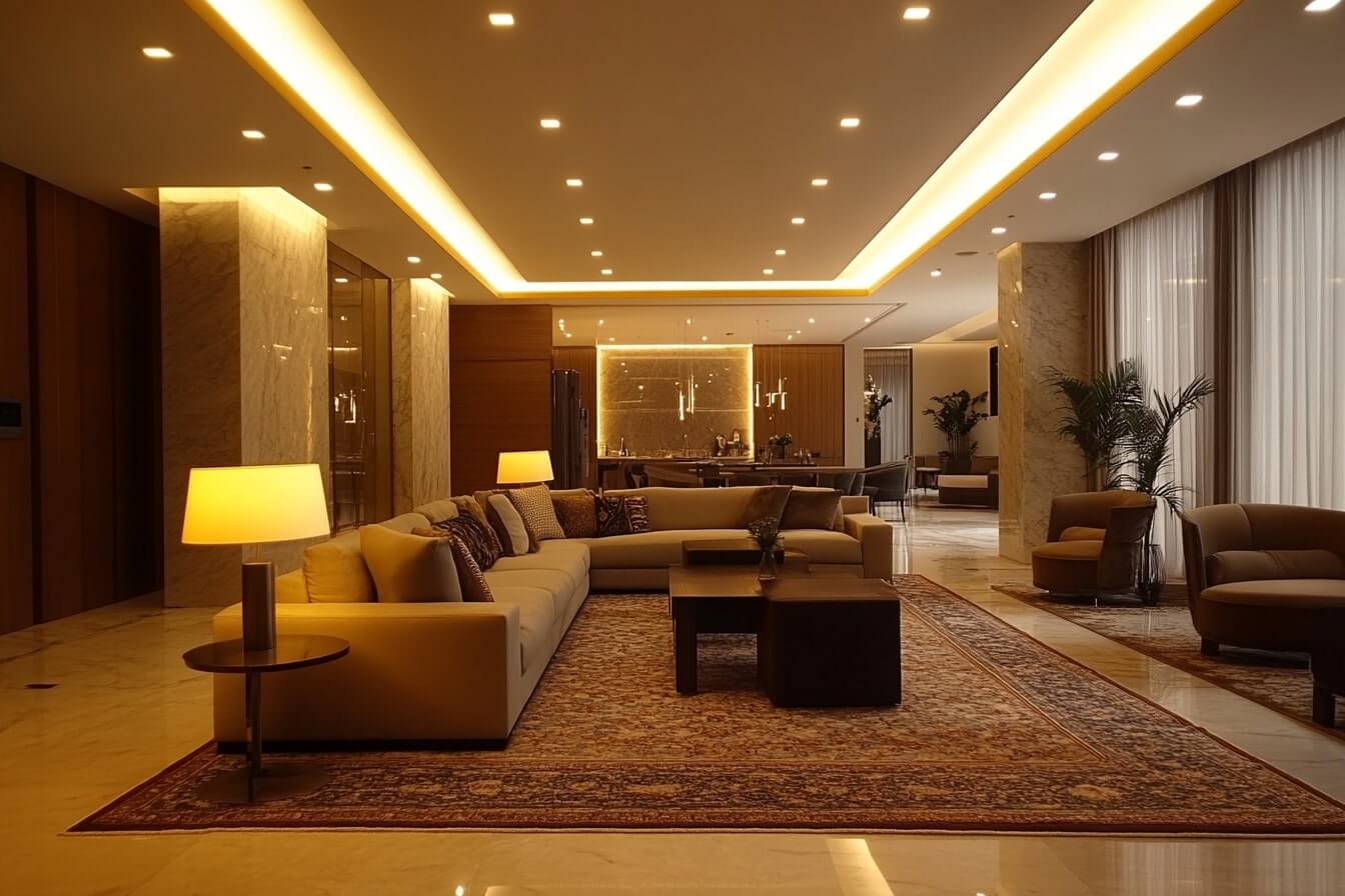 False Ceiling LED Light Design