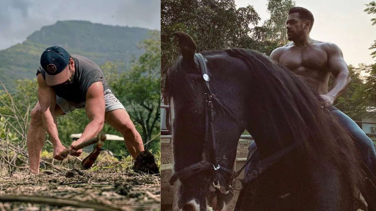 Salman Khan Doing Farming Activity