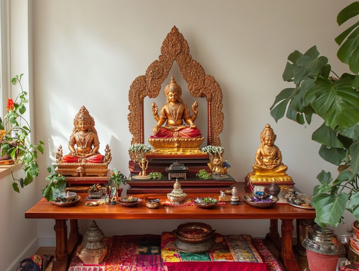 Decluttering the Altar Space in Temple