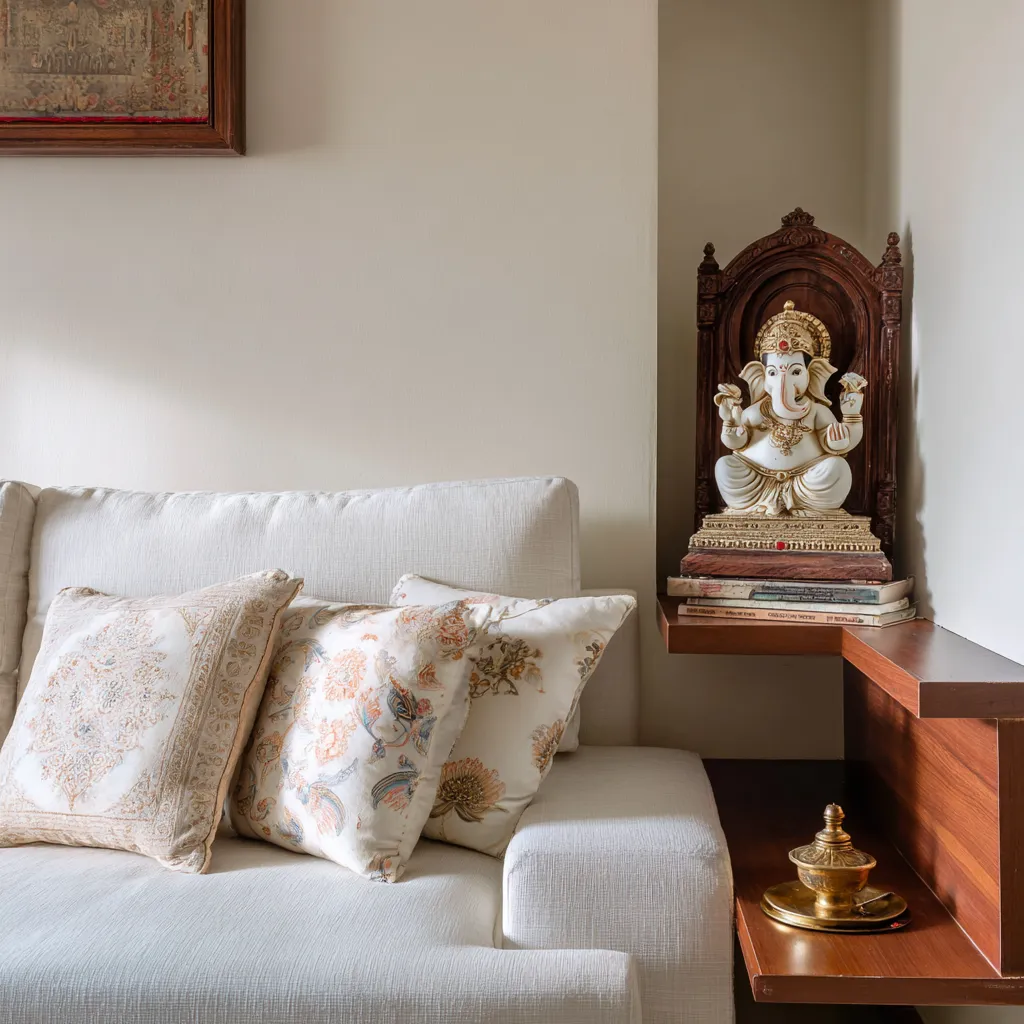 Direction of Mandir in Living Room as per Vastu