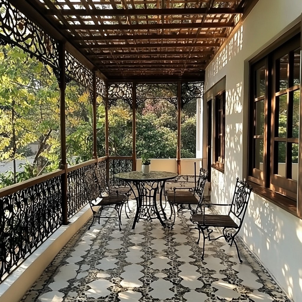 Iron Grill Design for Veranda