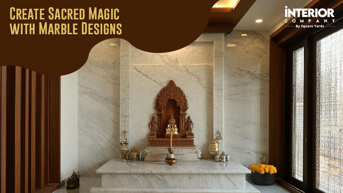 Marble Pooja Room Designs for Home