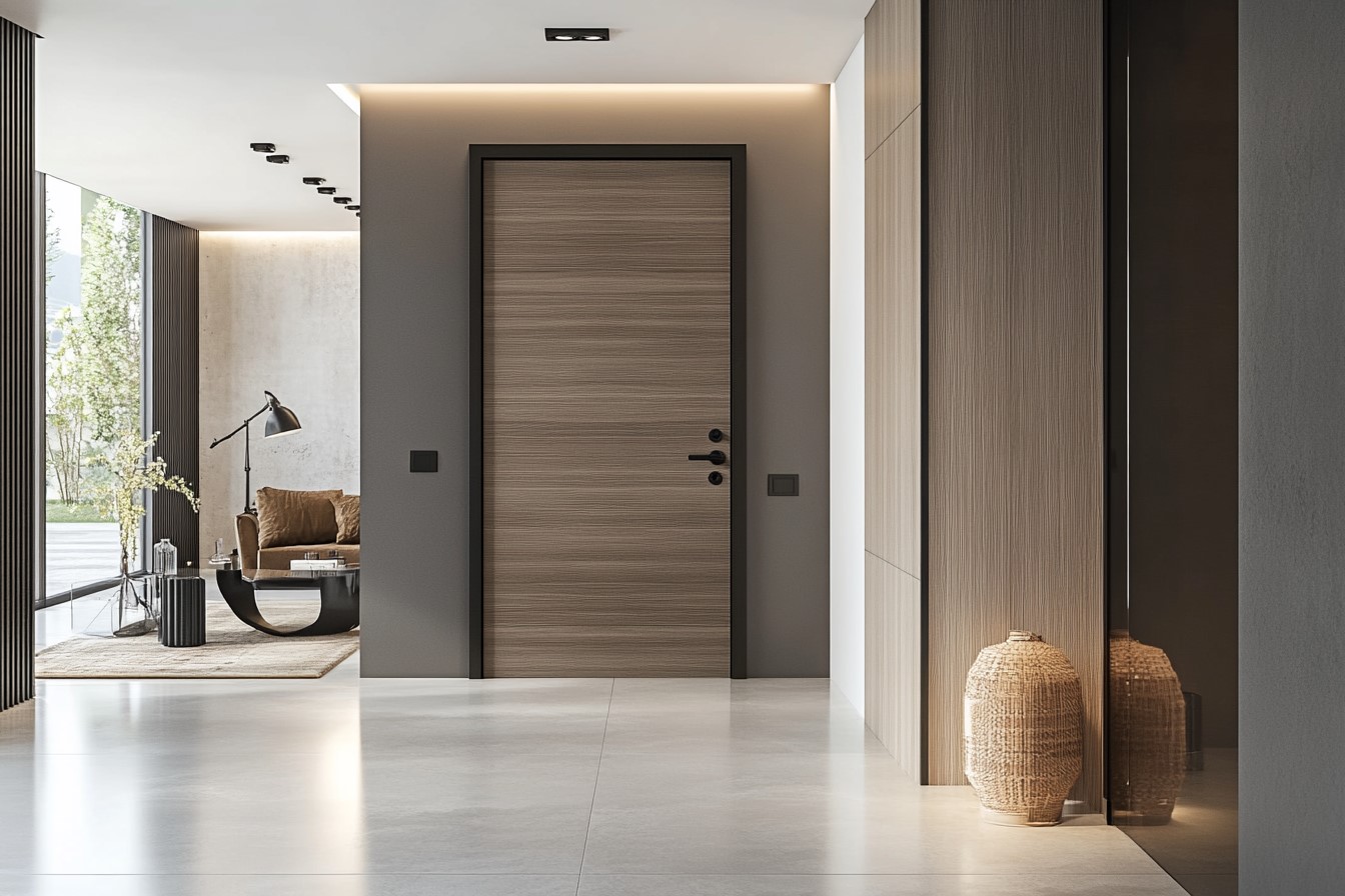 Minimalist Yet Modern Sunmica Door Design