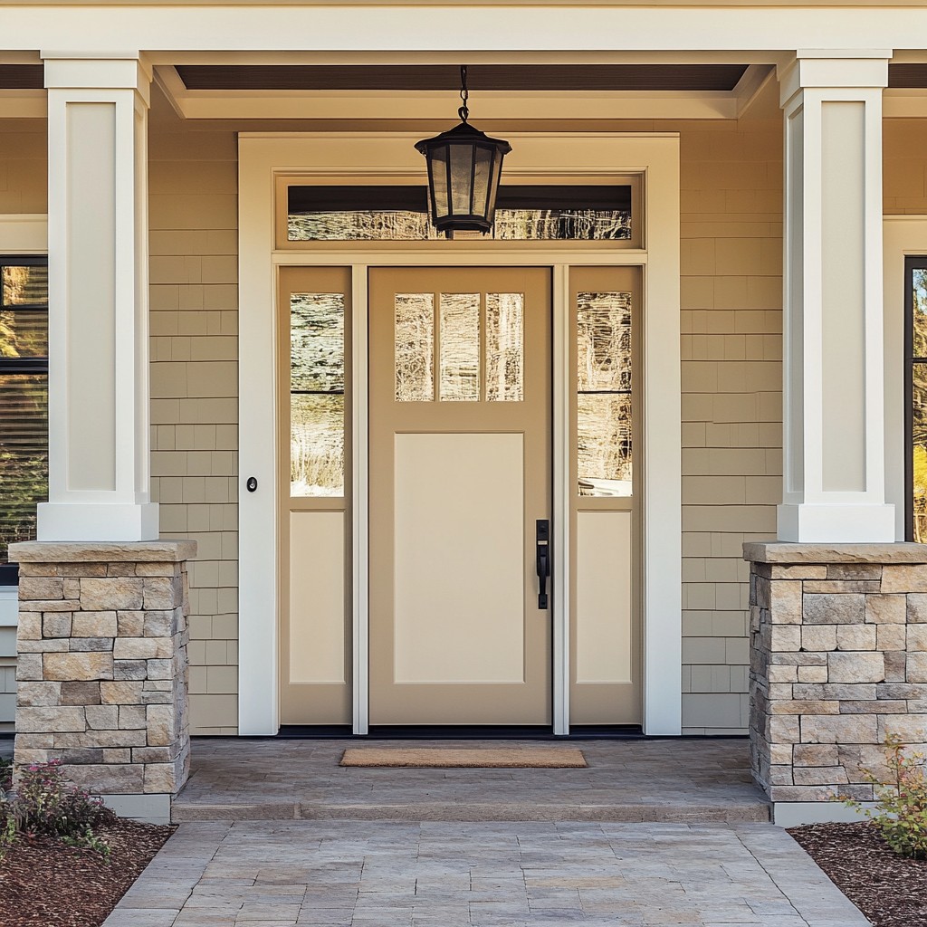 Beige Home Front Door Colour