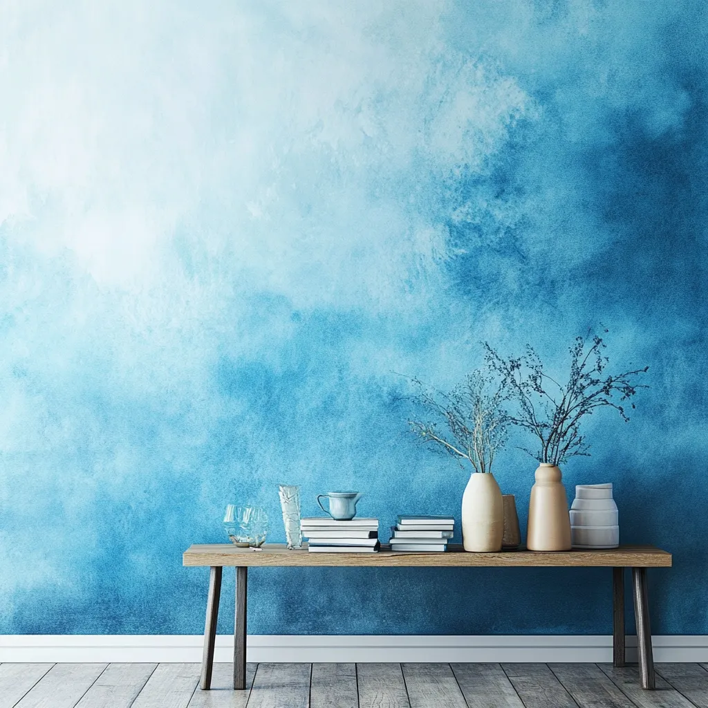 Striking Blue Colour Wall Paint Designs For A Stylish Home